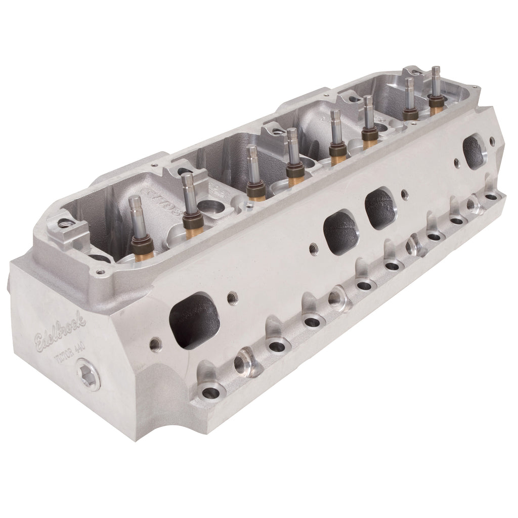 Edelbrock 77949 Victor RB/ B Big-Block Chrysler Max Wedge Cylinder Head W/ Valves for Select Bristol 411, Chrysler 300, Chrysler Cordoba, Chrysler Imperial, Chrysler New Yorker, Chrysler Newport, Chrysler Saratoga, Chrysler Town & Country, Chrysler
