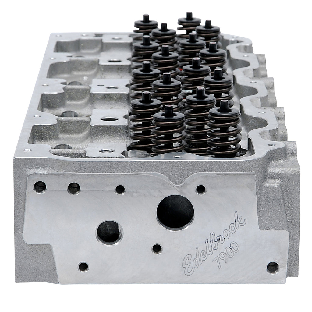 Edelbrock 79029 Cylinder Head Chevy 2001-2004 LB7 Duramax Diesel V8 6.6L Single Complete for Select Chevrolet C4500 Kodiak, Chevrolet C5500 Kodiak, Chevrolet Silverado HD, Chevrolet Silverado