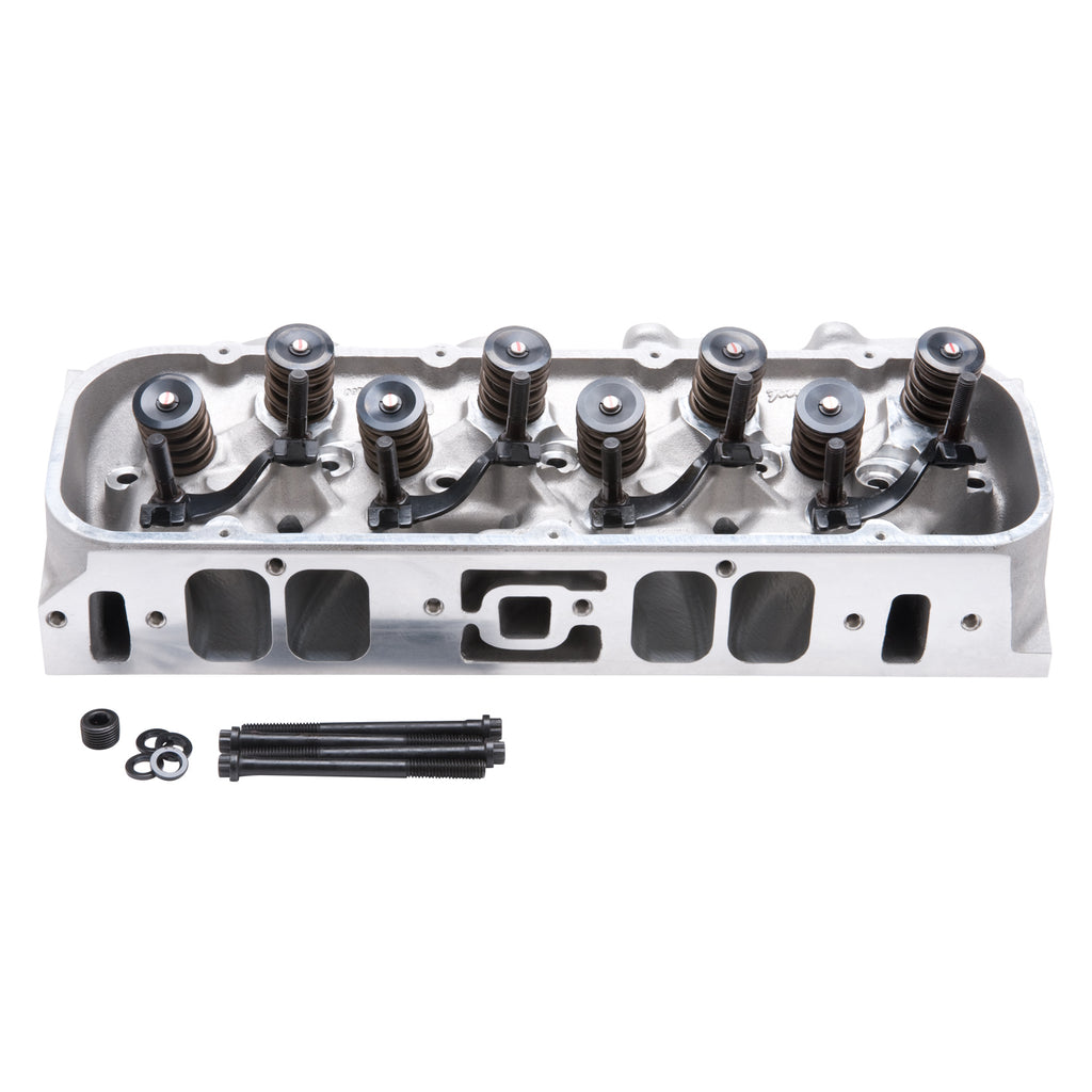 Edelbrock 79555 E-CNC Big-Block Chevy Rectangle Port Cylinder Head Hydraulic Roller for Select Chevrolet Bel Air, Chevrolet Biscayne, Chevrolet Blazer, Chevrolet Brookwood, Chevrolet C10, Chevrolet C10 Pickup, Chevrolet C10 Suburban, Chevrolet C20,