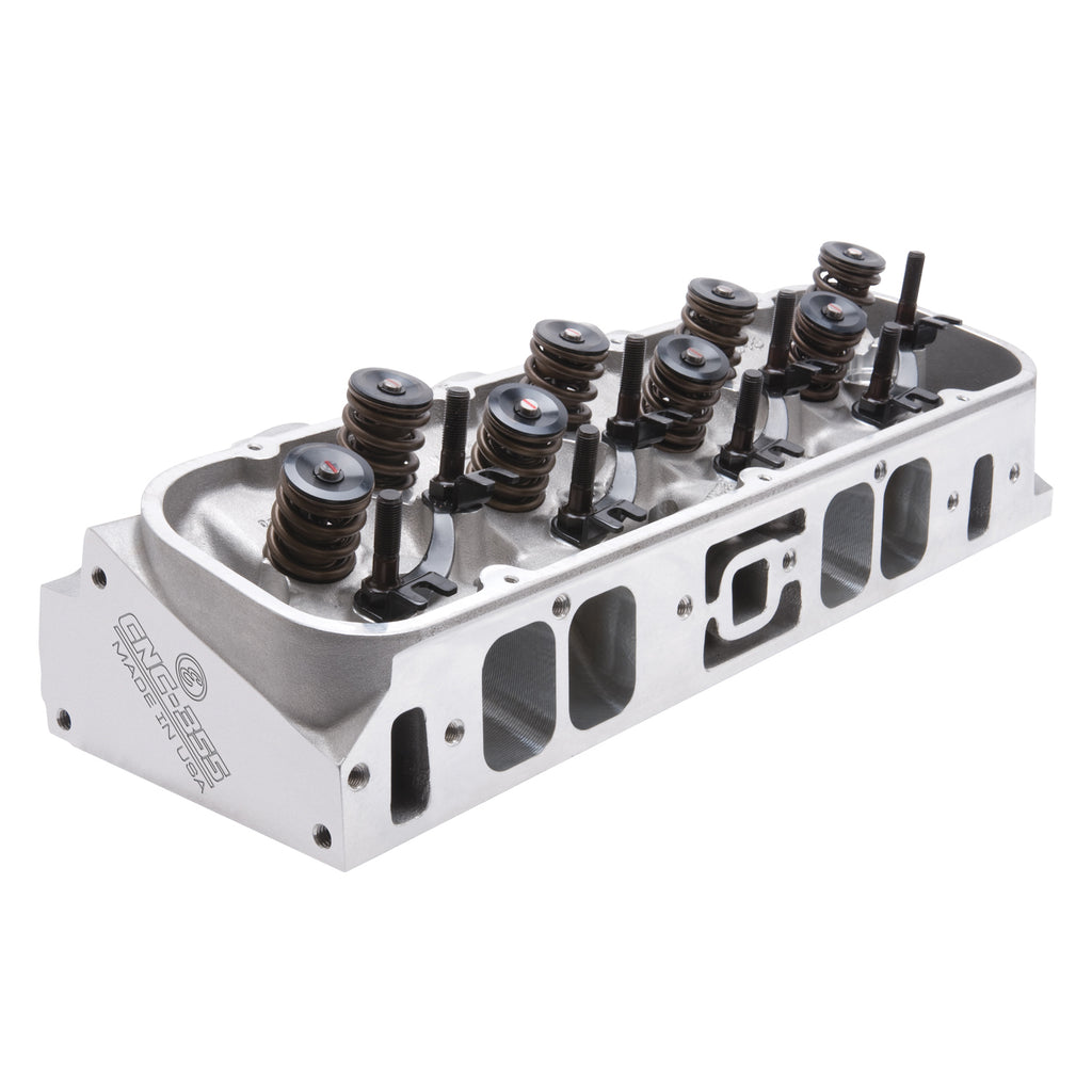 Edelbrock 79555 E-CNC Big-Block Chevy Rectangle Port Cylinder Head Hydraulic Roller for Select Chevrolet Bel Air, Chevrolet Biscayne, Chevrolet Blazer, Chevrolet Brookwood, Chevrolet C10, Chevrolet C10 Pickup, Chevrolet C10 Suburban, Chevrolet C20,