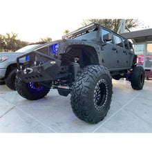 Load image into Gallery viewer, 07C-Wrangler-7In-High-Powered-Led-Headlightsblack-Bezeldynamic-Colorshift