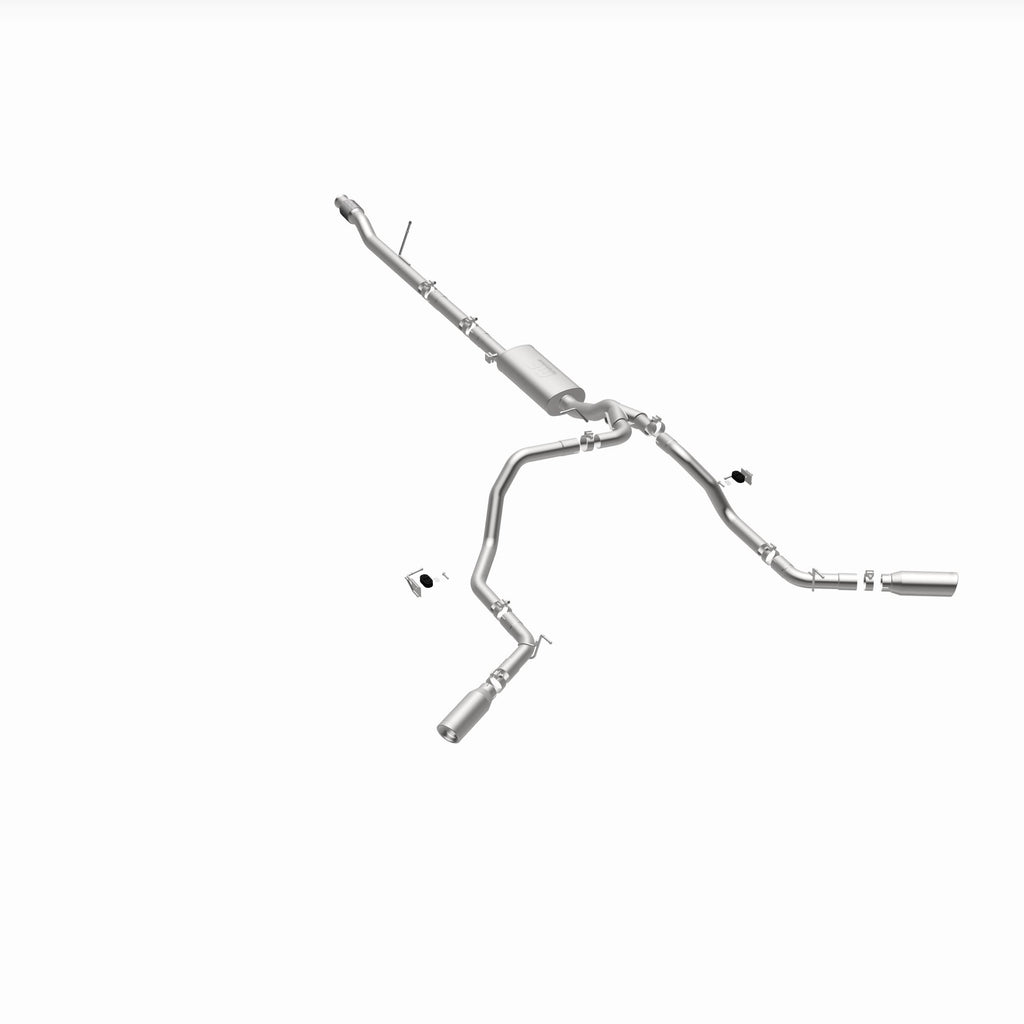 MagnaFlow Exhaust Products 19473 Street Series Polished Cat-Back System for Select Chevrolet Silverado 1500, Chevrolet Silverado LTD, GMC Sierra 1500, GMC Sierra Limited