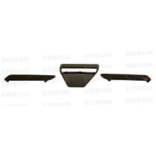 Load image into Gallery viewer, 08-09-Mitsubishi-Evo-X-Carbon-Fiber-Hood-Scoop---Only-Fits-Oem-Hoods-(Not--Hoods)
