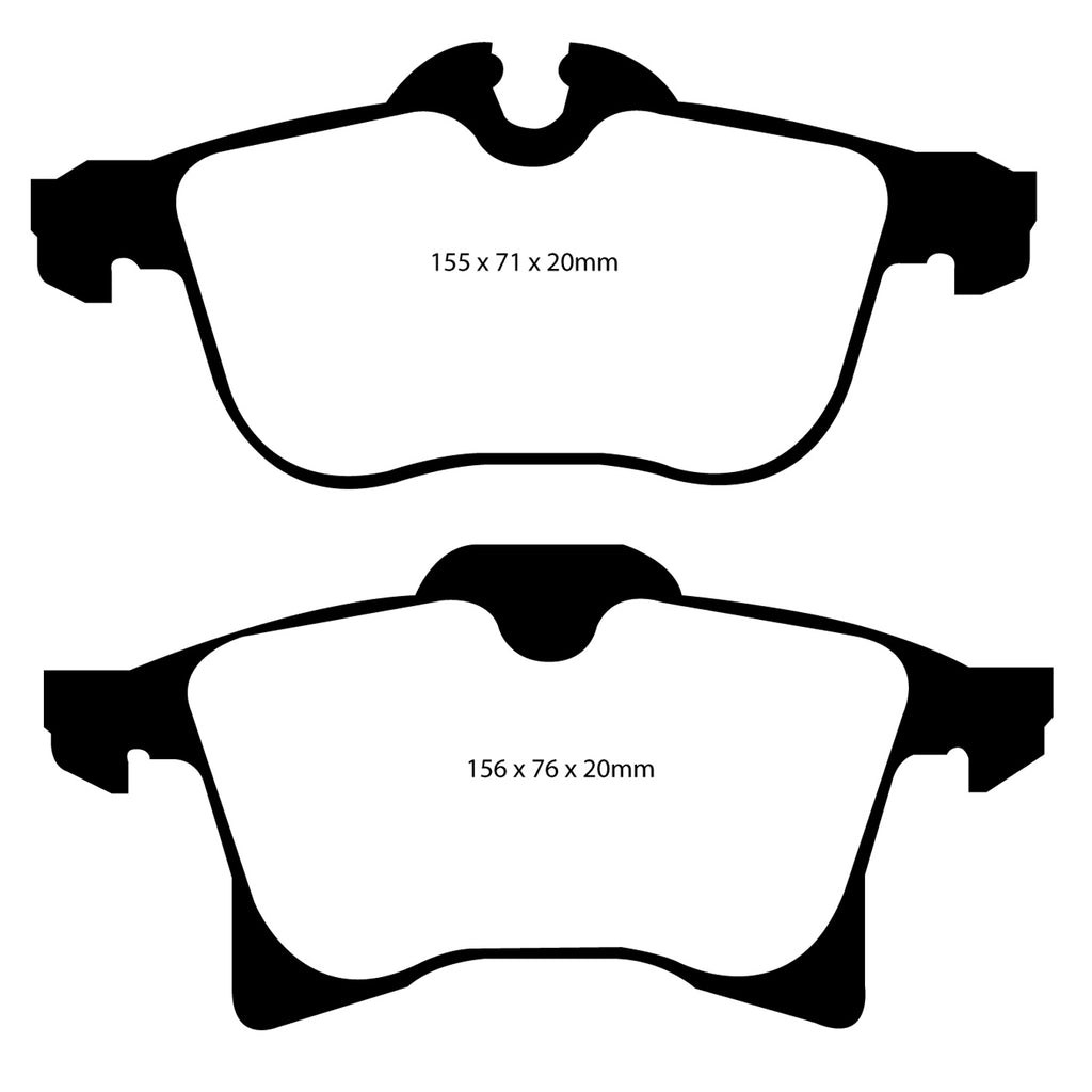 08-09-Saturn-Astra-1.8-Greenstuff-Front-Brake-Pads