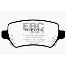 Load image into Gallery viewer, 08-09-Saturn-Astra-1.8-Greenstuff-Rear-Brake-Pads