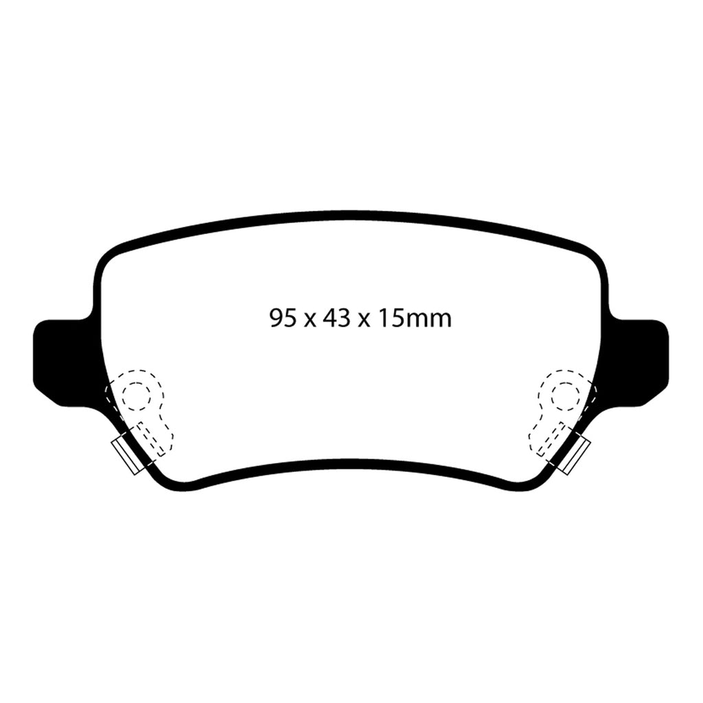 08-09-Saturn-Astra-1.8-Greenstuff-Rear-Brake-Pads