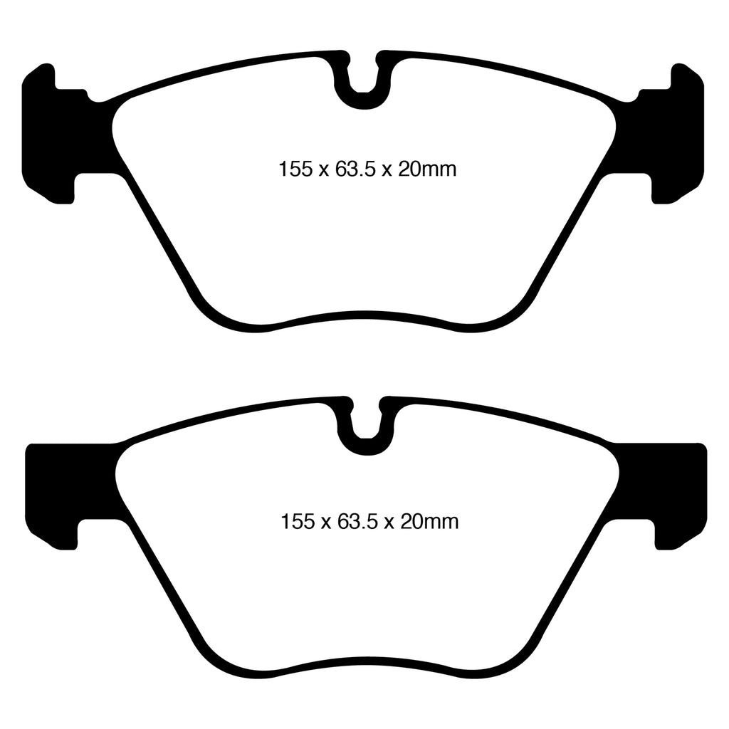08-10-Bmw-128-3.0-Redstuff-Front-Brake-Pads