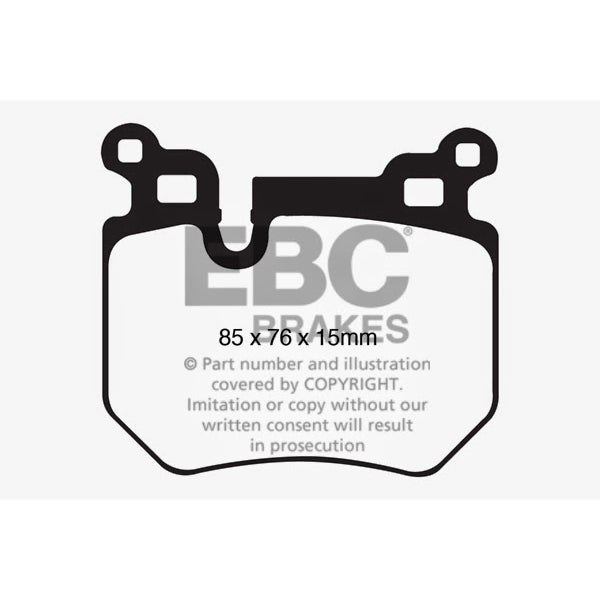08-10-Bmw-135-3.0-Twin-Turbo-Greenstuff-Rear-Brake-Pads