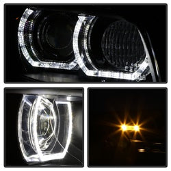 08-10-Bmw-F92-3-Series-Projector-Headlights---Led-Drl---Black-(Pro-Yd-Bmwe9208-Drl-Bk)