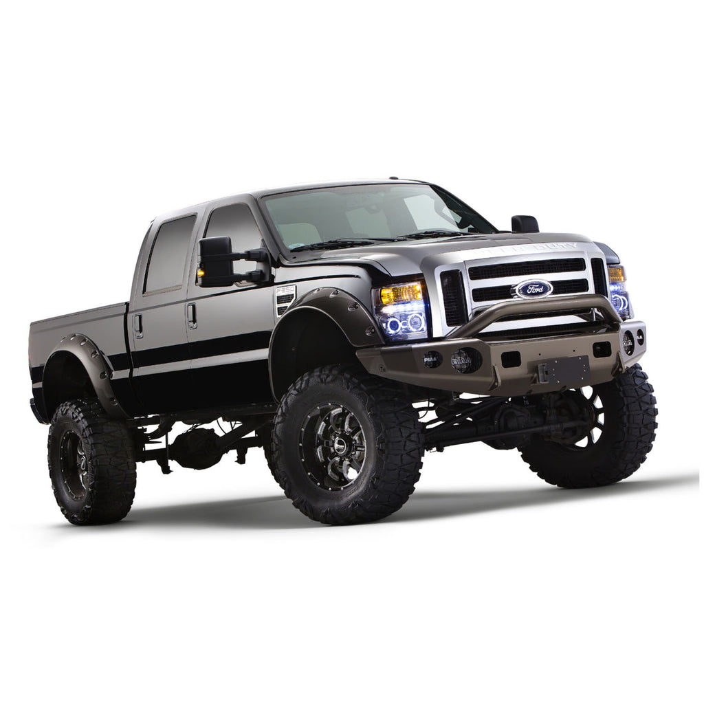 08-10-Ford-F-250-Super-Duty-Cutout-Style-Flares-2Pc---Black