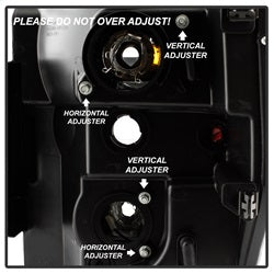 08-10-Ford-F-250-Super-Duty-V2-Light-Bar-Drl-Projector-Headlights---Chrm-(Pro-Yd-Fs08v2-Lb-C)