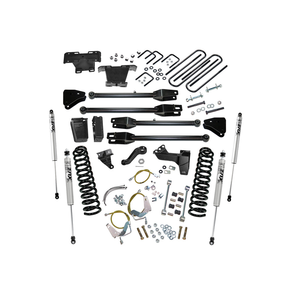 08-10-Ford-F-250-Superduty-4Wd-Diesel-6In-Lift-Kit-W-A-4-Link-ConversionFox-2.0-Shocks