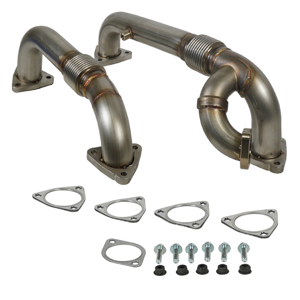 08-10-Ford-F-250F-350F-450F-550-Powerstroke-6.4L-Up-Pipes-Kit-WManifold-Set