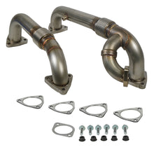 Load image into Gallery viewer, 08-10-Ford-F-250F-350F-450F-550-Powerstroke-6.4L-Up-Pipes-Kit-WManifold-Set