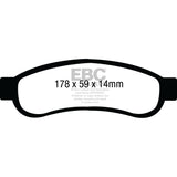 EBC DP61893 6000 Series Greenstuff Truck/SUV Brakes Disc Pads