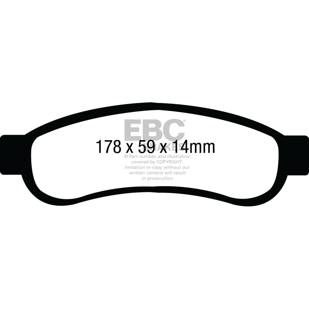 08-10-Ford-F250-(Inc-Super-Duty)-5.4-(2Wd)-Yellowstuff-Rear-Brake-Pads