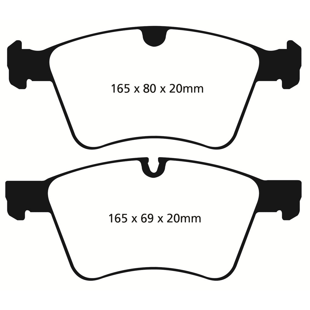 08-10-Mercedes-Benz-Gl320-3.0-Td-(373Mm-Front-Rotors)-Greenstuff-Front-Brake-Pads