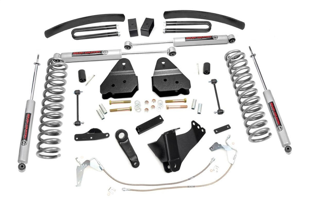 Rough Country 594.20 Suspension Lift Kit w/Shocks for Select Ford F-250 Super Duty, Ford F-350 Super Duty