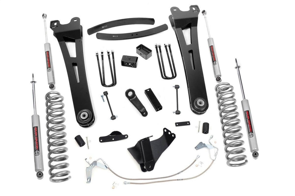 Rough Country 538.20 Radius Arm Lift Kit w/Shocks for Select Ford F-250 Super Duty, Ford F-350 Super Duty