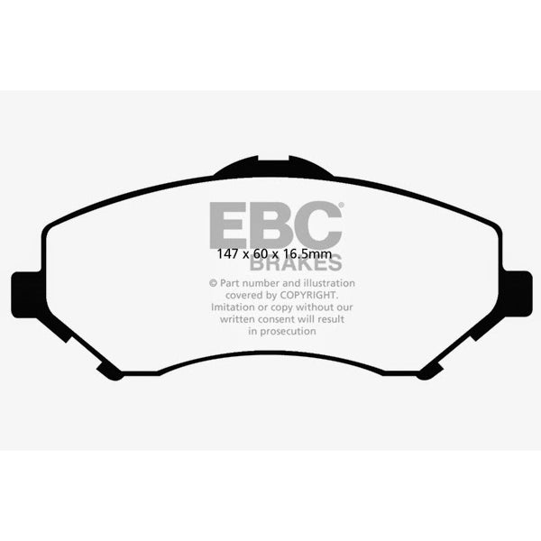 08-11-Chrysler-Town--Country-3.3-Greenstuff-Front-Brake-Pads