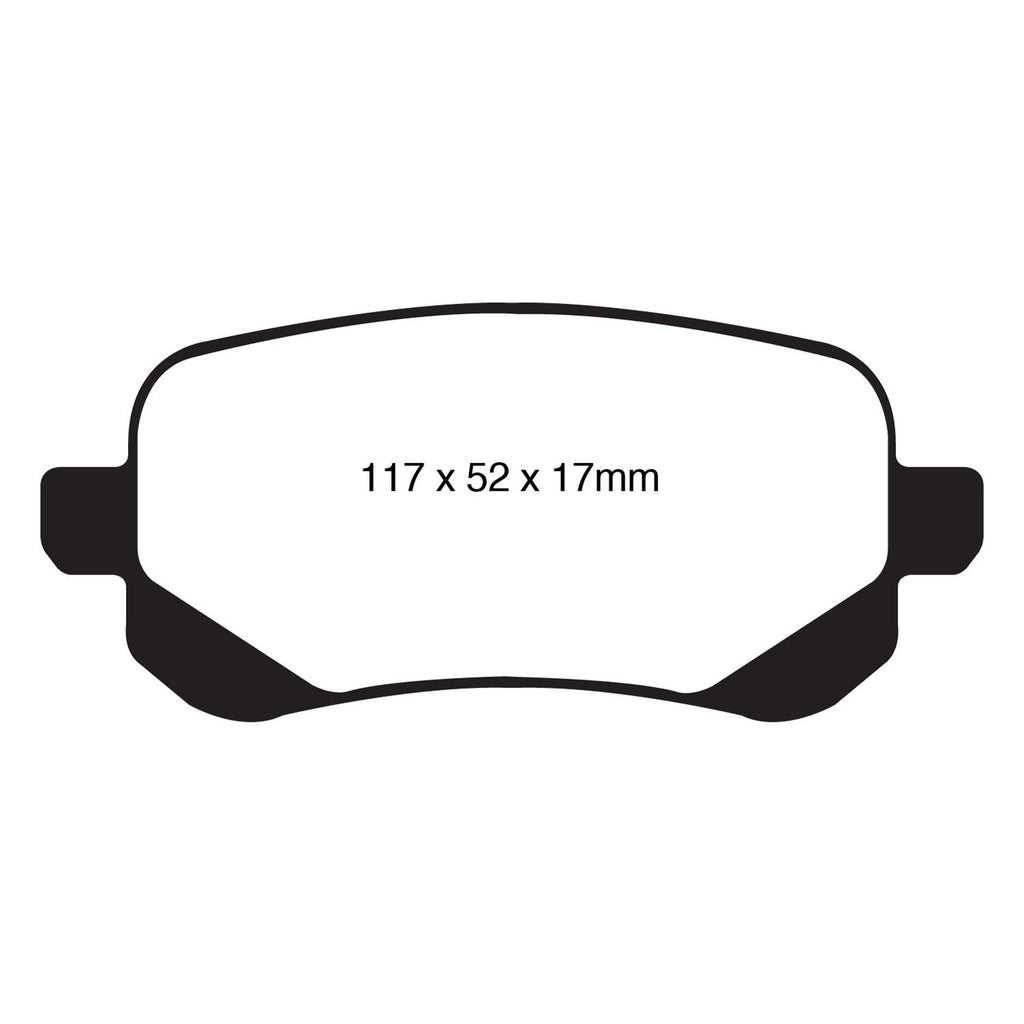 08-11-Chrysler-Town--Country-3.3-Yellowstuff-Rear-Brake-Pads