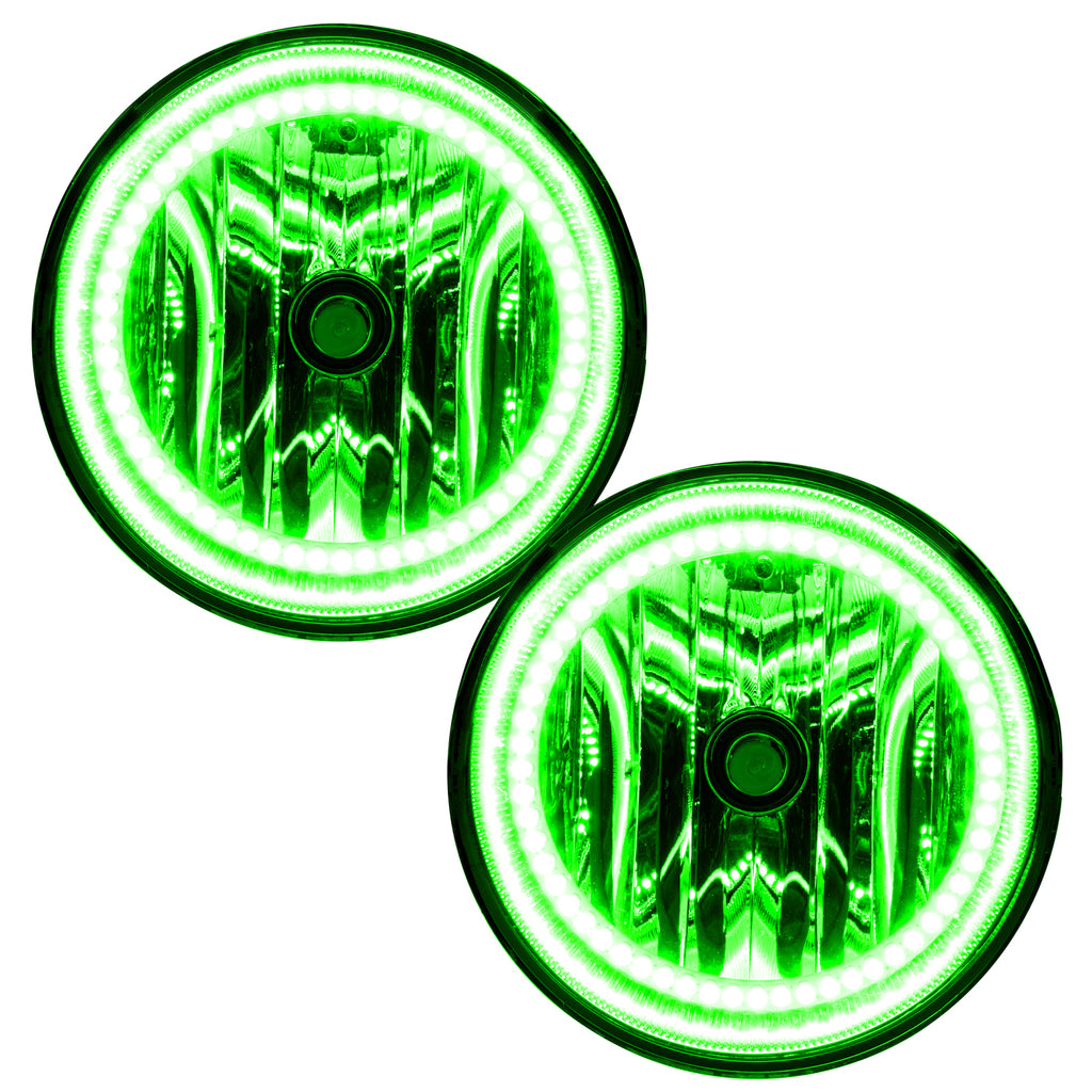 08-11-Ford-Ranger-Pre-Assembled-Led-Halo-Fog-Lights--Green