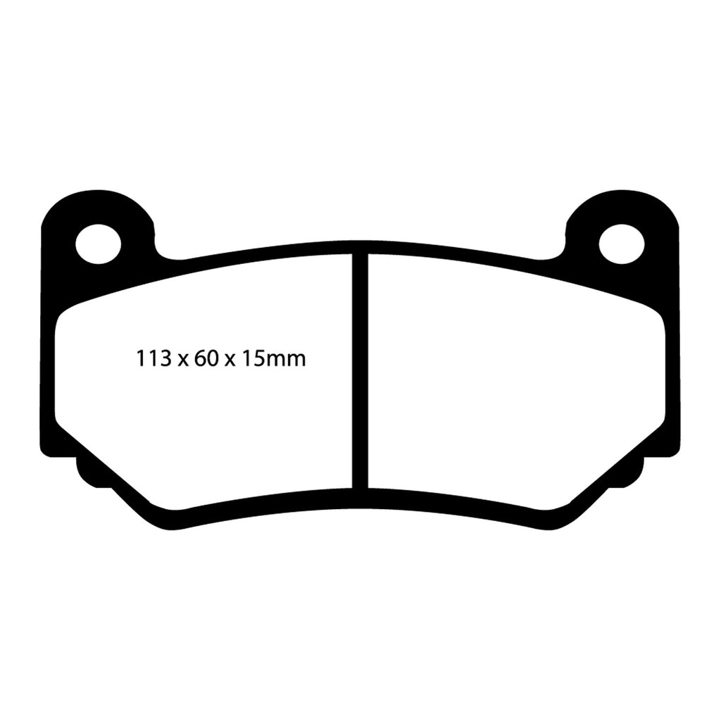 08-11-Lotus-Exige-1.8-Supercharged-(240)-Greenstuff-Front-Brake-Pads