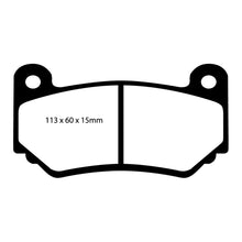 Load image into Gallery viewer, 08-11-Lotus-Exige-1.8-Supercharged-(240)-Greenstuff-Front-Brake-Pads
