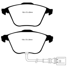Load image into Gallery viewer, 08-11-Volkswagen-Cc-3.6-Greenstuff-Front-Brake-Pads