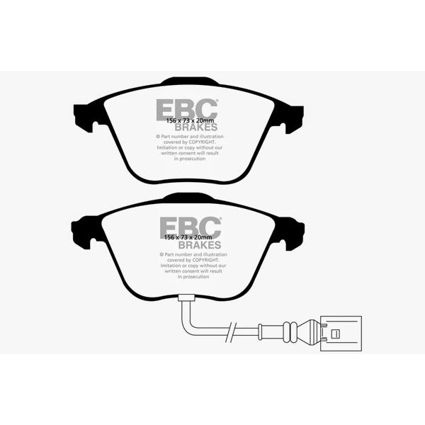 08-11-Volkswagen-Cc-3.6-Yellowstuff-Front-Brake-Pads