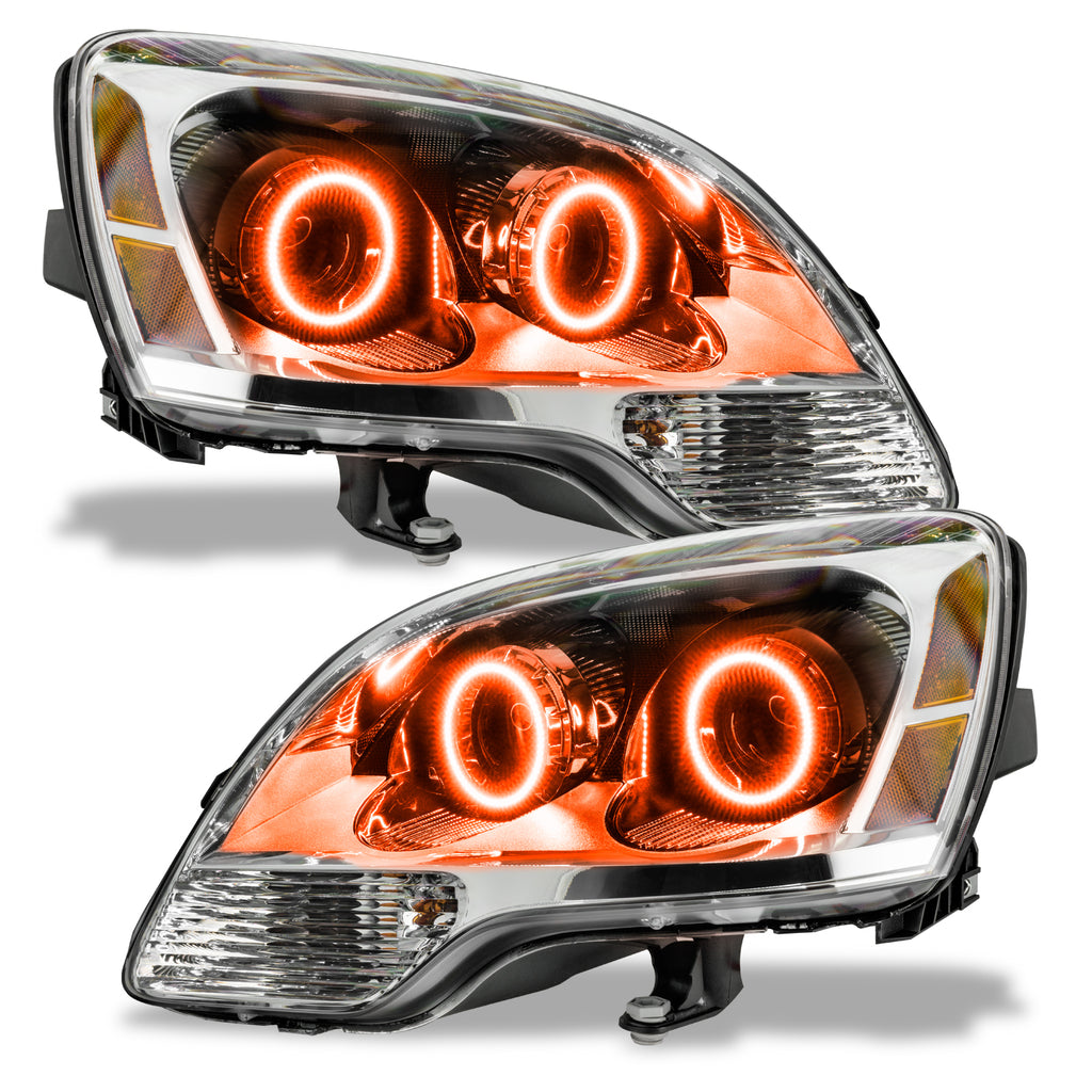 08-12-Gmc-Acadia-Non-Hid-Pre-Assembled-Led-Halo-Headlights---(2Nd-Design)--Amber