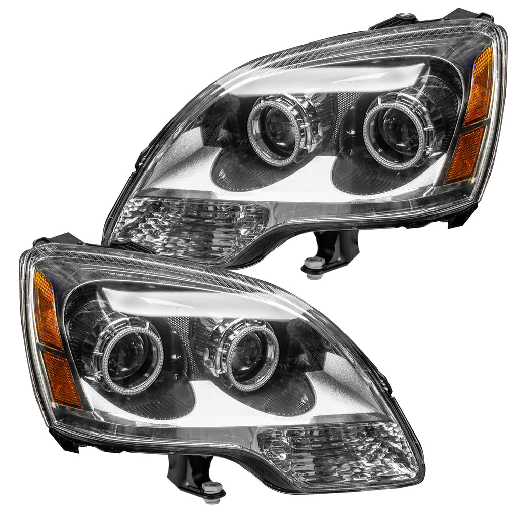 08-12-Gmc-Acadia-Non-Hid-Pre-Assembled-Led-Halo-Headlights---(2Nd-Design)--Amber