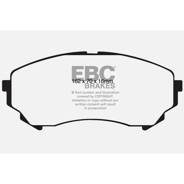 08-13-Cadillac-Cts-3.6-(315Mm-Rear-Rotors)-Greenstuff-Front-Brake-Pads