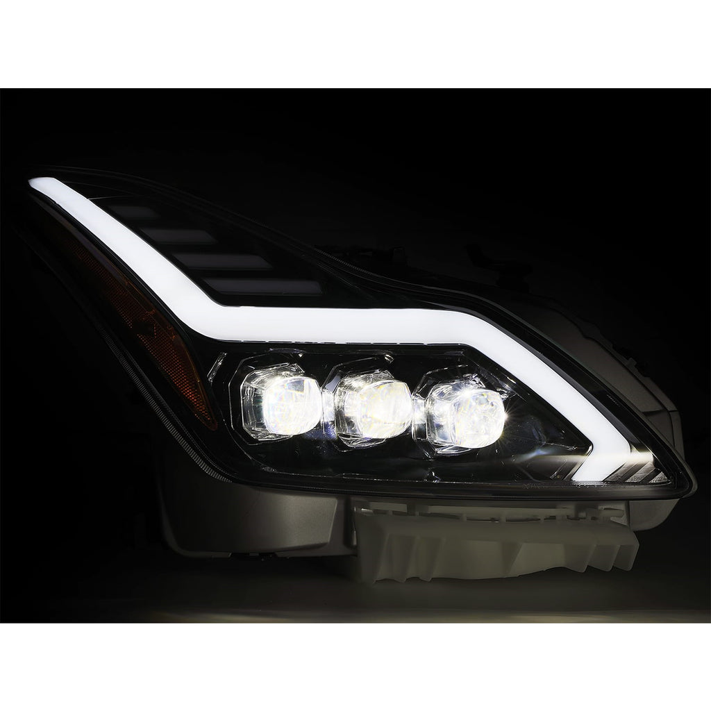08-13-Infiniti-G37-Nova-Led-Projector-Headlights-Plank-Style-Design-Gloss-Black