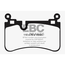 Load image into Gallery viewer, 08-13-Mercedes-Benz-C63-Amg-(W204)-6.2-Redstuff-Rear-Brake-Pads