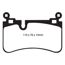 Load image into Gallery viewer, 08-13-Mercedes-Benz-C63-Amg-(W204)-6.2-Redstuff-Rear-Brake-Pads