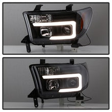Load image into Gallery viewer, 08-13-Toyota-Sequoia-Projector-Headlights---Light-Bar-Drl---Black-Pro-Yd-Ttu07v2-Lb-Bk