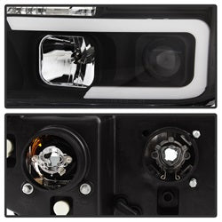 08-13-Toyota-Sequoia-Projector-Headlights---Light-Bar-Drl---Black-Pro-Yd-Ttu07v2-Lb-Bk