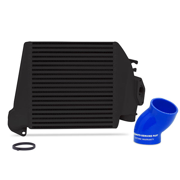 08-14-Subaru-Wrx-Top-Mount-Intercooler-Kit---Powder-Coated-Black--Blue-Hoses