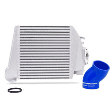 Load image into Gallery viewer, 08-14-Subaru-Wrx-Top-Mount-Intercooler-Kit---Powder-Coated-Silver--Blue-Hoses