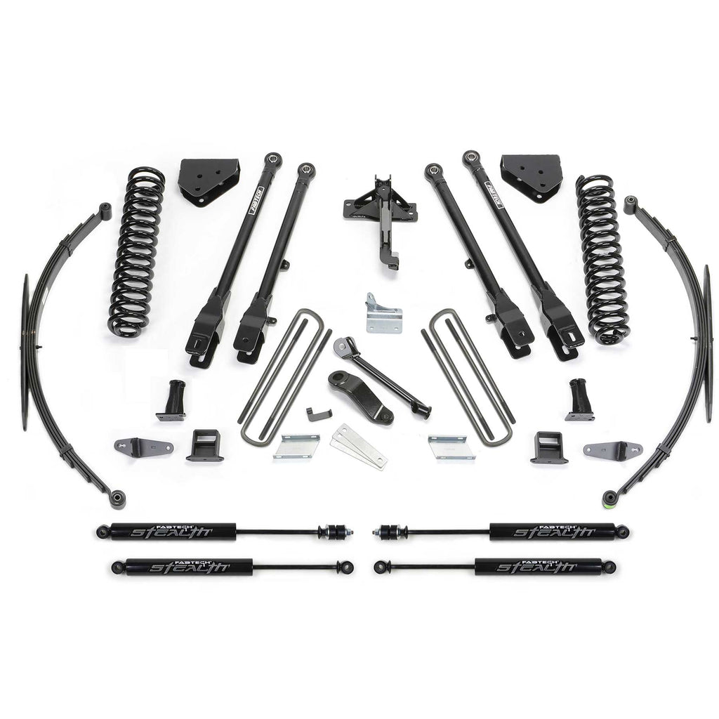 08-16-Ford-F250350-4Wd-8In-4Link-Sys-WCoils--Rr-Lf-Sprngs--Stealth