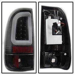 08-16-Ford-Super-Duty-F-250-V3-Light-Bar-Led-Tail-Lights---Black-(Alt-Yd-Fs07v3-Lbled-Bk)