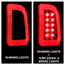 Load image into Gallery viewer, 08-16-Ford-Super-Duty-F-250-V3-Light-Bar-Led-Tail-Lights---Black-(Alt-Yd-Fs07v3-Lbled-Bk)