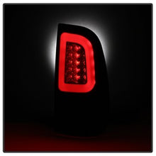 Load image into Gallery viewer, 08-16-Ford-Super-Duty-F-250-V3-Light-Bar-Led-Tail-Lights---Blk-Smoke-Alt-Yd-Fs07v3-Lbled-Bsm