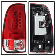 Load image into Gallery viewer, 08-16-Ford-Super-Duty-F-250-V3-Light-Bar-Led-Tail-Lights---Red-Clear-(Alt-Yd-Fs07v3-Lbled-Rc)