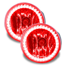 Load image into Gallery viewer, 08-Ford-Explorer-Sport-Trac-Pre-Assembled-Led-Halo-Fog-Lights--Red