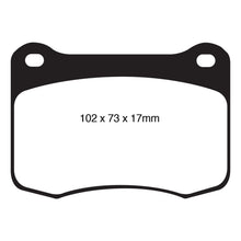 Load image into Gallery viewer, 08-Lexus-Is-F-5.0-Yellowstuff-Rear-Brake-Pads