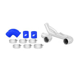 Mishimoto MMICP-EVO-10LBL Mitsubishi Lancer Evolution X Lower Intercooler Pipe Kit, Blue, 2008+