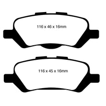 Load image into Gallery viewer, 08-Toyota-Venza-2.7-Redstuff-Rear-Brake-Pads