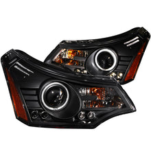 Load image into Gallery viewer, 0811-Focus-Projector-Black-Clear-WAmber-Reflectors-Headlights-DrivePass